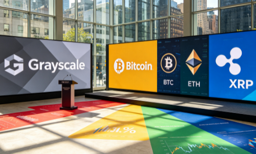 Grayscale的不含Bitcoin模型将XRP配置为26.11%，仅次于以太坊