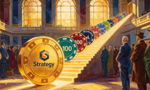 Strategy股价单月大涨47.65%，领跑纳斯达克100指数