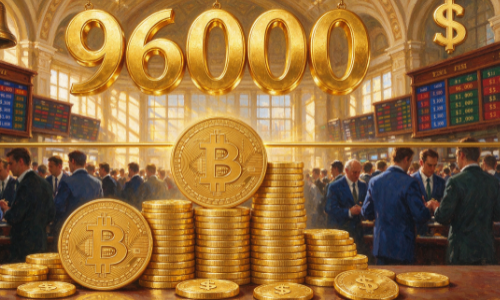 比特币反弹至主要成本基础上方，多头瞄准96,000美元阻力位