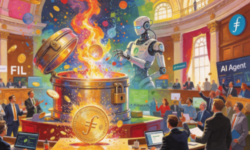 Filecoin创世代币解锁即将结束，AI Agent新叙事引爆FIL飙涨逾10%