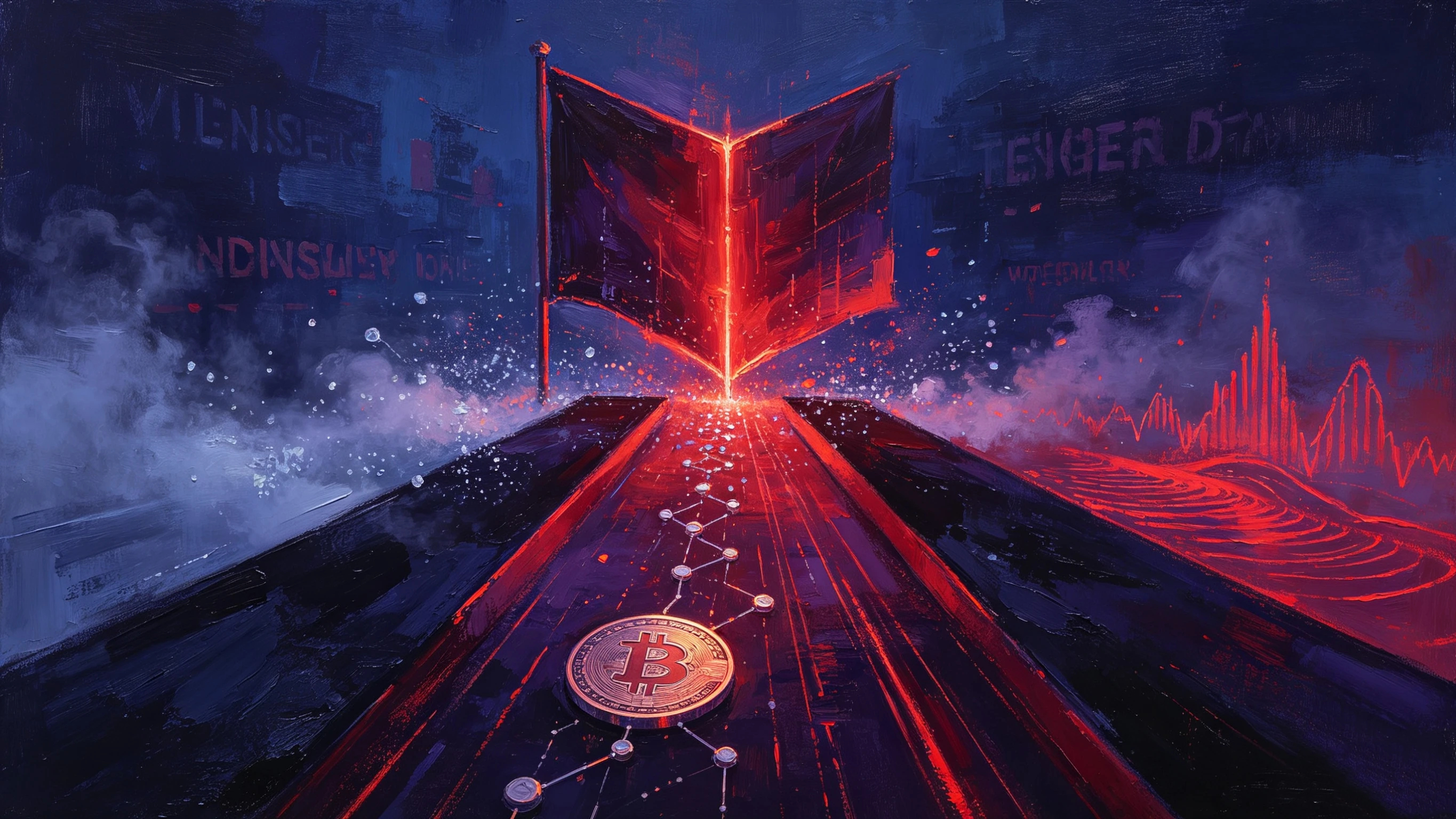 什么是熊旗形态? 加密K线看跌延续信号交易指南