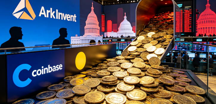 在参议院就加密货币进行投票前，Ark Invest减持了价值6500万美元的Coinbase和Circle股票