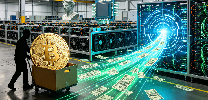 随着人工智能和高性能计算领域的现金持续涌入,越来越多的Bitcoin矿工彻底退出了算力挖矿领域
