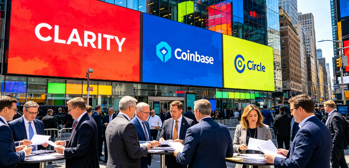 《CLARITY法案》遇阻,Coinbase、Circle领跌加密概念股