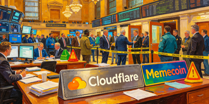 仿Cloudflare验证钓鱼页面针对Memecoin交易者实施诈骗