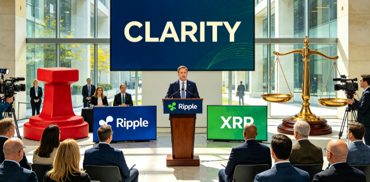 CLARITY法案投票受挫后Ripple首席执行官发声：XRP法律地位维持不变