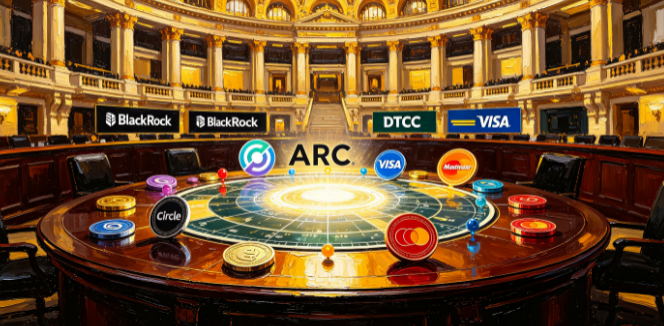 Circle推出Arc主网，BlackRock、DTCC、Visa和Mastercard等机构成为验证者