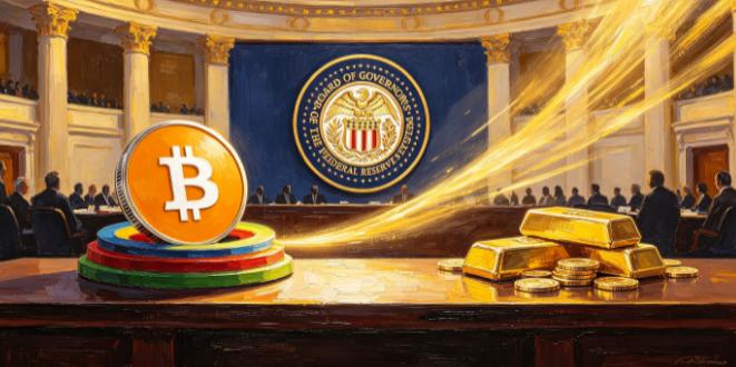 比特币和黄金展望：BTC守住支撑位，XAU在美联储决议前反弹