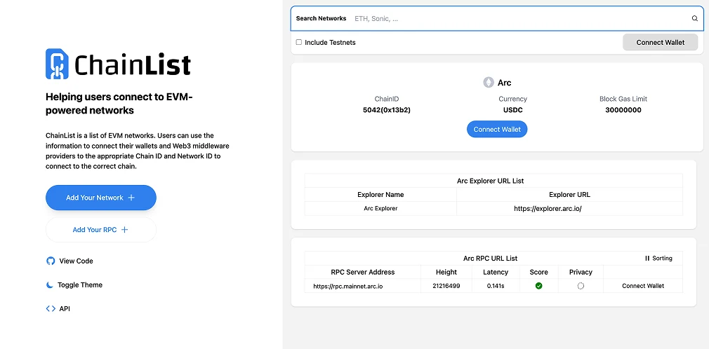 如何将Arc添加到MetaMask(主网与测试网)?将Arc添加到MetaMask的操作指南