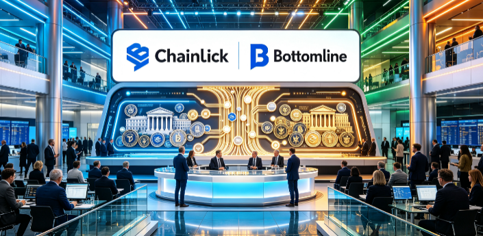 Chainlink联合Bottomline推出新平台,打通600余家银行的区块链支付通道