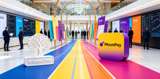 WisdomTree计划通过MoonPay开放WTGXX的投资通道