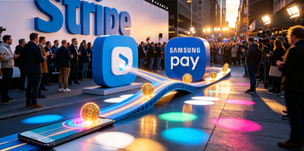 Stripe为安卓端加密货币入金通道新增Samsung Pay支持