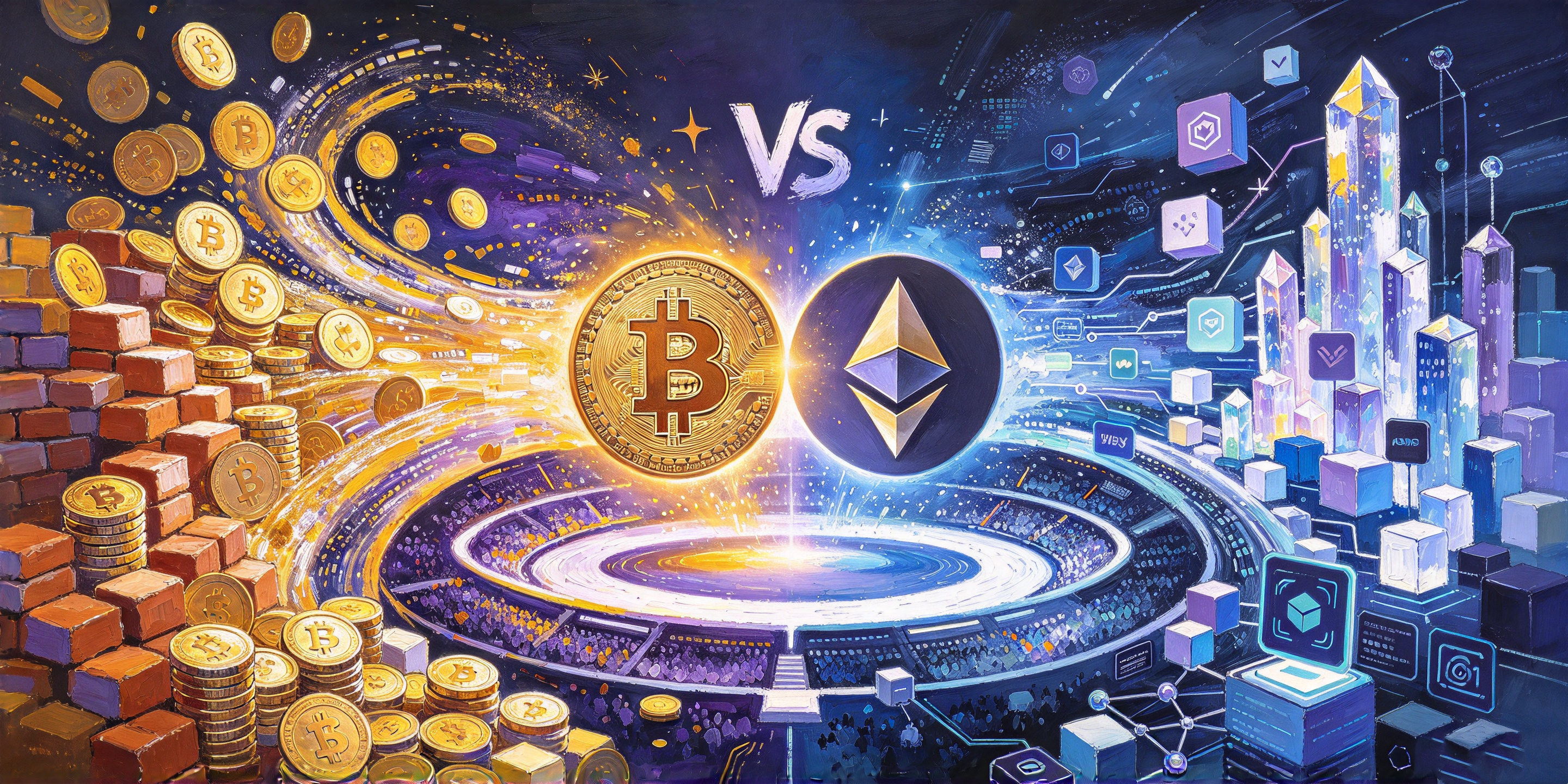 比特币 vs 以太坊：BTC 和 ETH 的主要区别解析