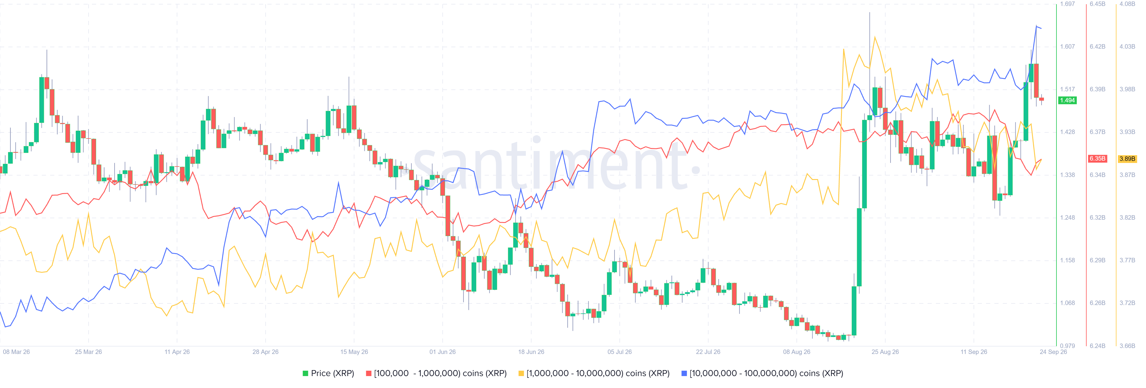 XRP在近期上涨后经历健康回调