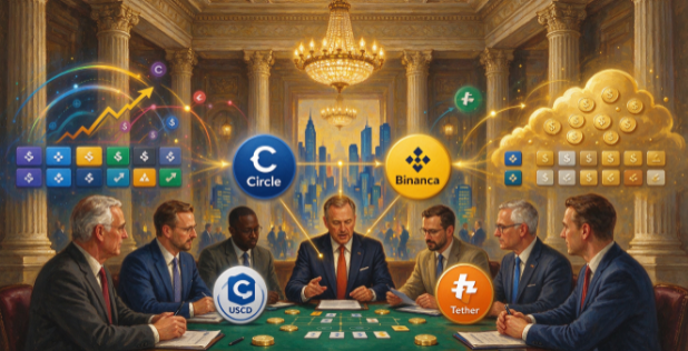 Circle获得币安注资，加入USDC与泰达币的市场争夺战