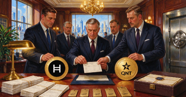 HBAR、QNT上扬,因AI安全和代币化存款推动机构动能