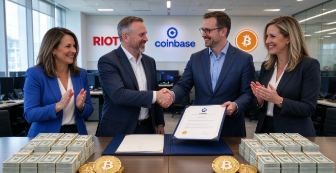 Riot Platforms结清Coinbase2亿美元比特币信贷额度