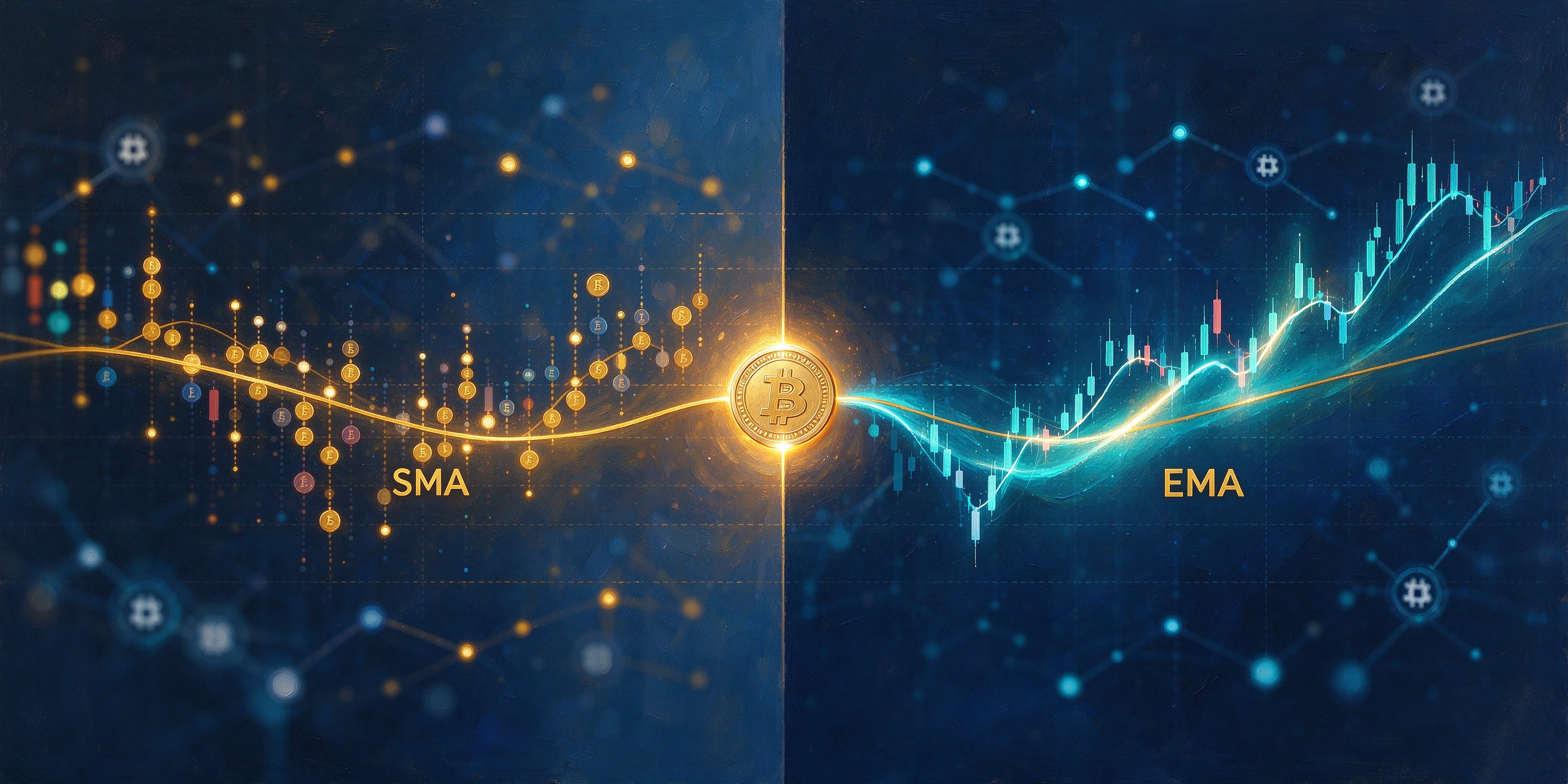 加密货币中的简单移动平均线(SMA)与指数移动平均线(EMA)是什么？