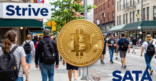 Strive以认股权证现金购入3,311枚BTC,锁定6月曾动摇的SATA底价