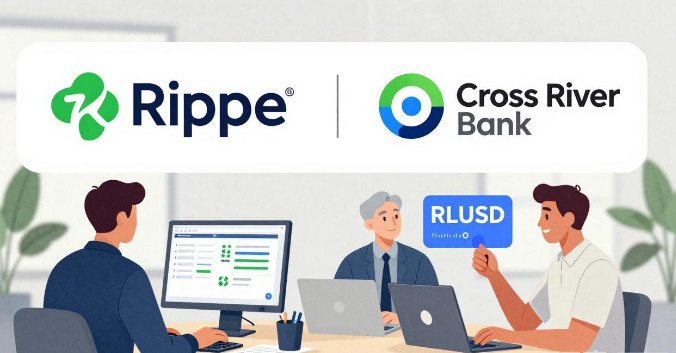 Ripple与Cross River银行达成合作,将RLUSD整合进核心银行支付体系
