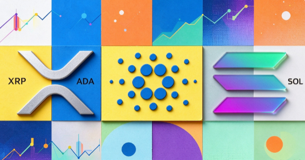 前几大山寨币价格预测：瑞波币、卡尔达诺、索拉纳–XRP、ADA面临下行风险，SOL盘整