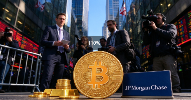 摩根大通：比特币有望跑赢股票与黄金
