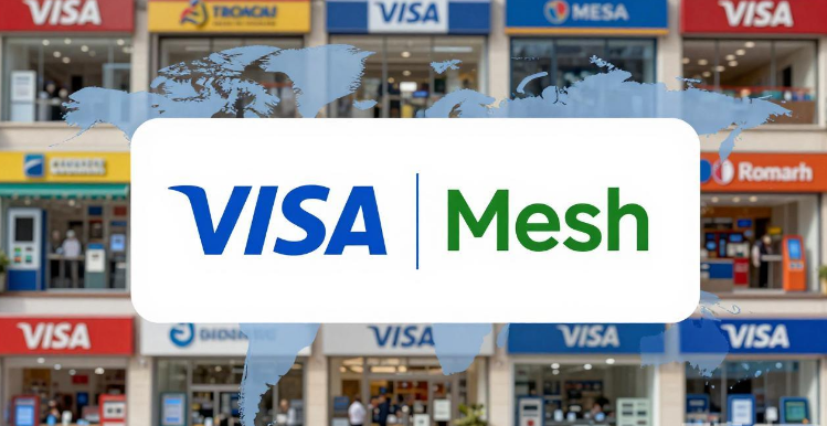 Visa与Mesh达成合作,打通加密资产接入全球1.75亿商户网点通道