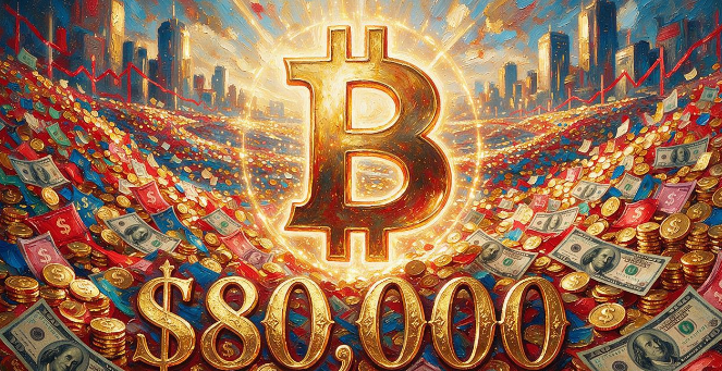 比特币多头押注大增49.4%,80000美元支撑位岌岌可危