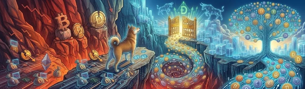 狗狗币临近关键突破窗口，持有者普遍浮亏催生反弹预期