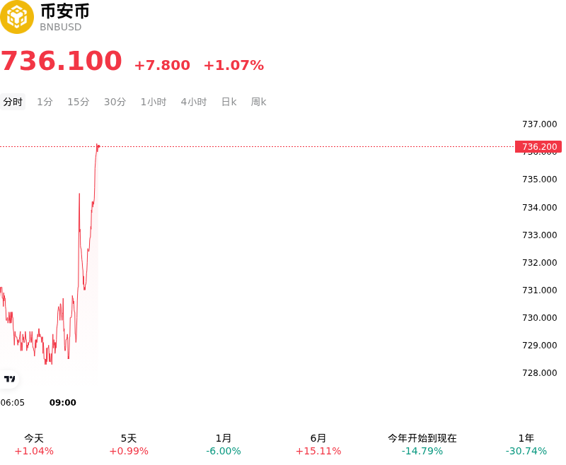 币安币(BNBUSD)10月23日上涨1.07%：风险因素有哪些？