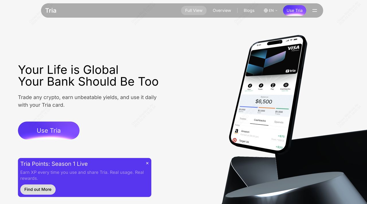 什么是Tria (TRIA)币?何时推出?主要功能、代币经济学介绍