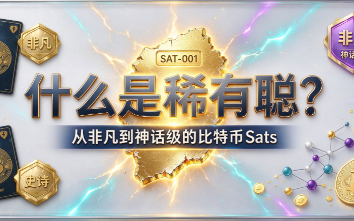 什么是稀有聪?从非凡到神话级的比特币Sats