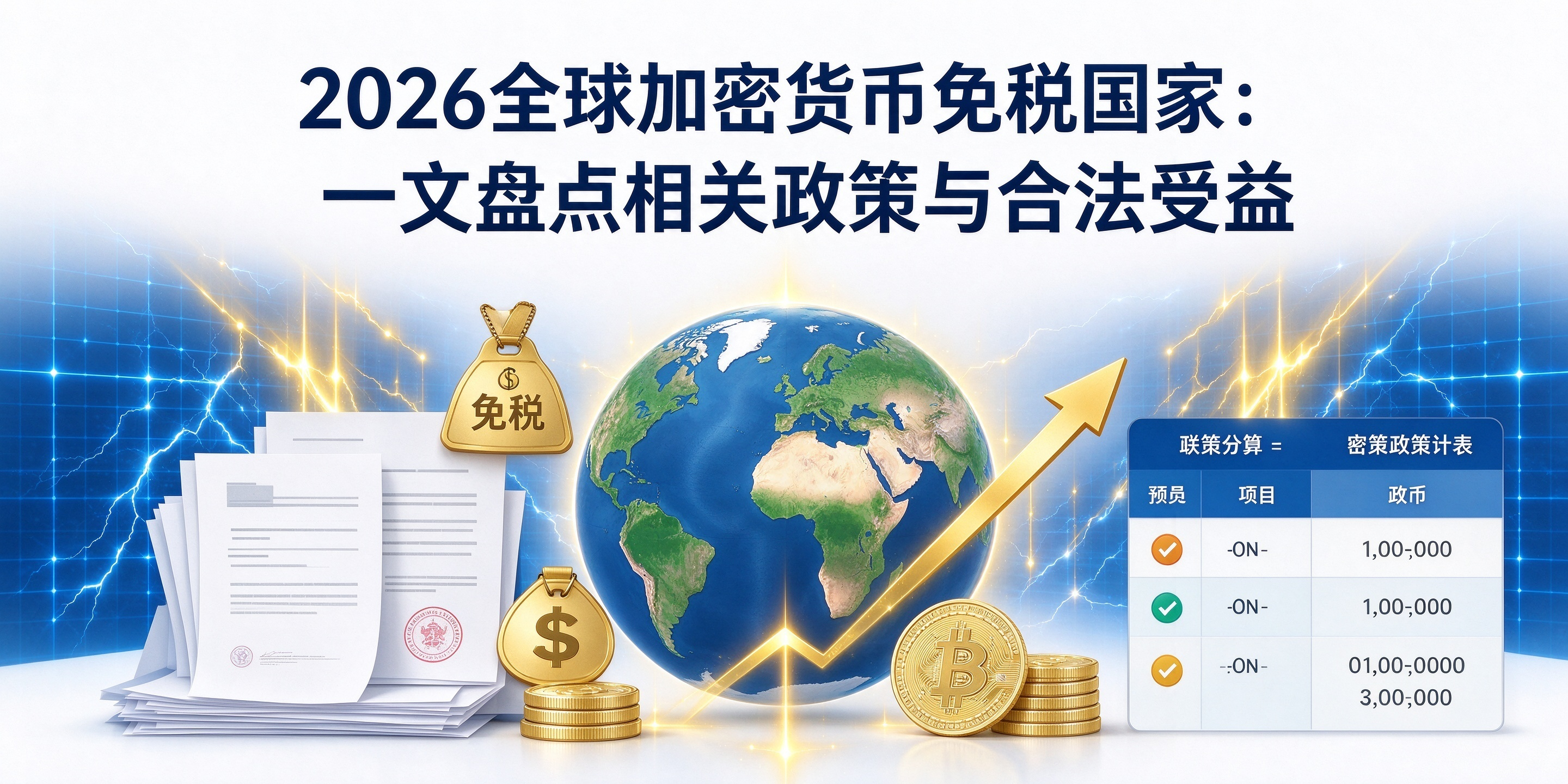 2026全球加密货币免税国家：一文盘点相关政策与合法受益