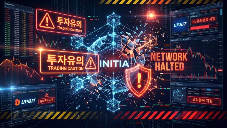 Initia遭遇270万美元漏洞攻击,Bithumb与Upbit将INIT标记为高风险
