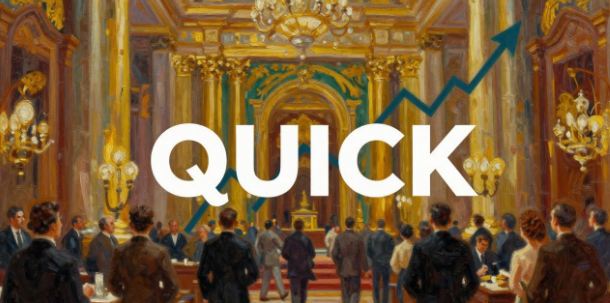 QUICK受市场热度带动，15分钟暴涨11.76%
