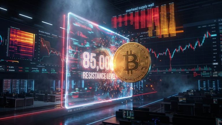 Glassnode:比特币面临8.5万美元供应墙,400万枚BTC持仓方阻碍反弹