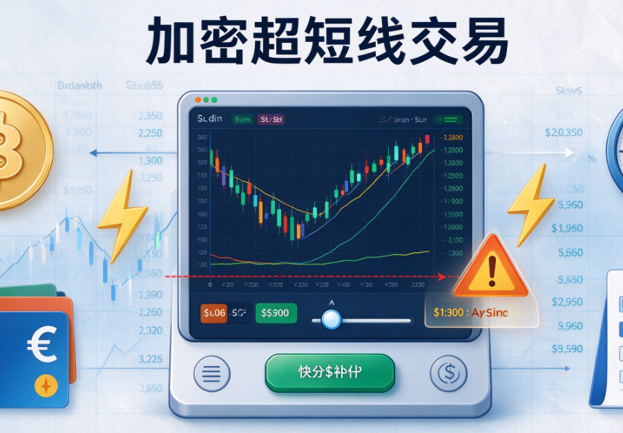 什么是加密货币超短线交易？一文了解类型操作方式与常见误区