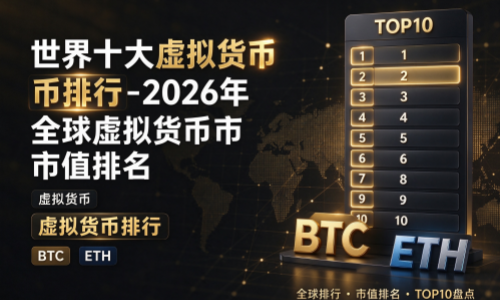 世界十大虚拟货币排行-2026年全球虚拟货币市值排名