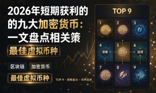 2026年短期获利的九大加密货币：一文盘点相关策略与选择